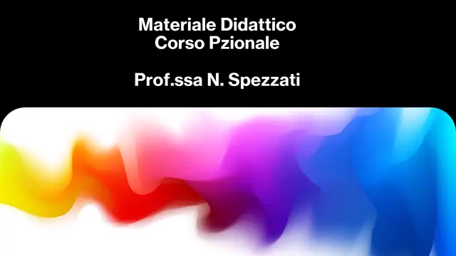 MATERIALE DIDATTICO N.SPEZZATI